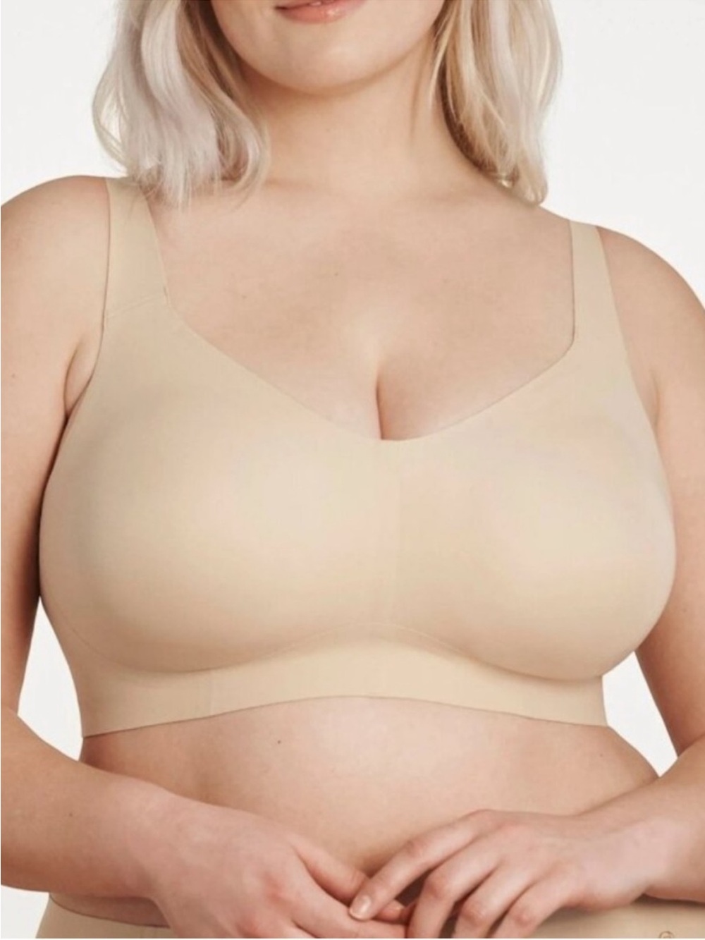 Evelyn & Bobbie The Beyond Bra Beige Tan Light Nude Extra Large